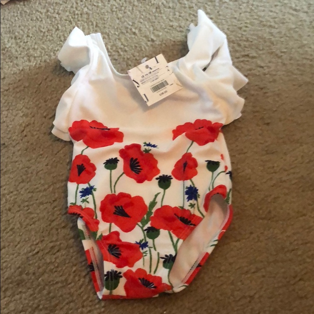 Janie and Jack poppy swimsuit